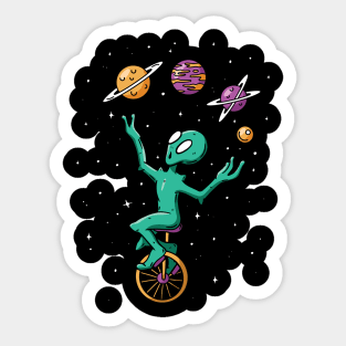 Alien T-shirt Sticker